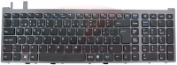 Teclado Sony Vaio VGN-AW Preto Com Frame Silver